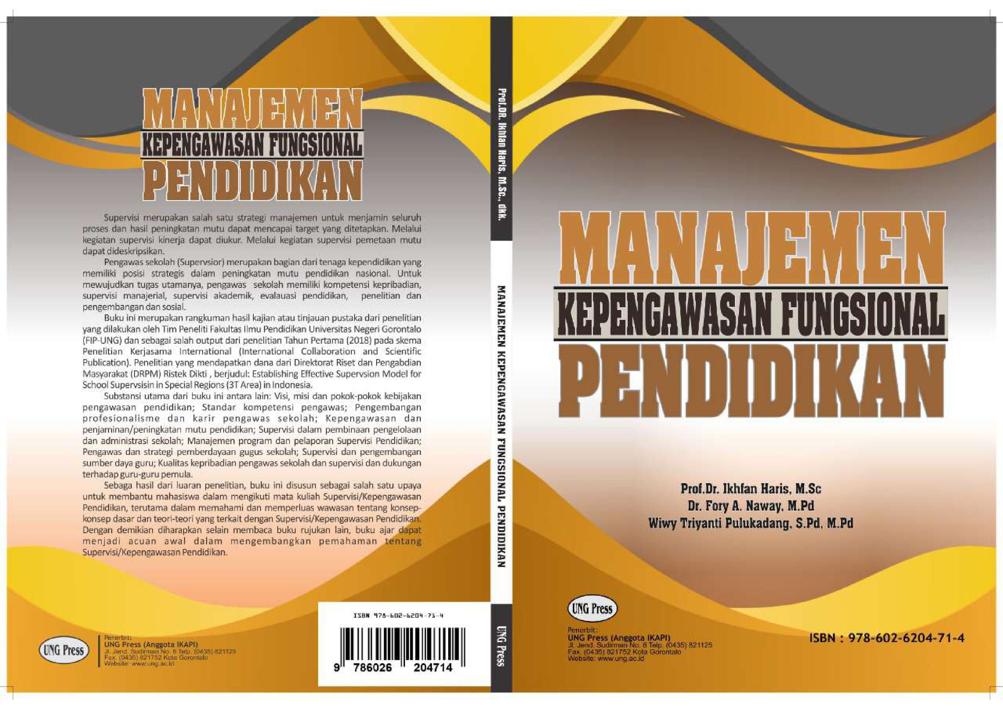 MANAJEMEN KEPENGAWASAN FUNGSIONAL PENDIDIKAN